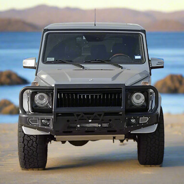 48002402 | Bull Bar w/ Fog Lights | Mercedes G-Wagen 1979-2019 - AFN 4x4 Accessories